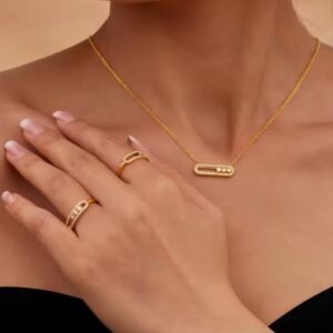 rings chain golden